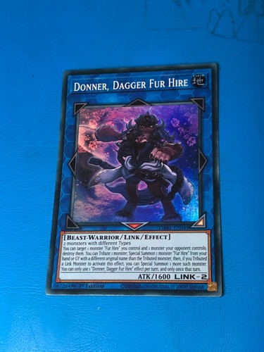 Yugioh super rare donner - yugioh,